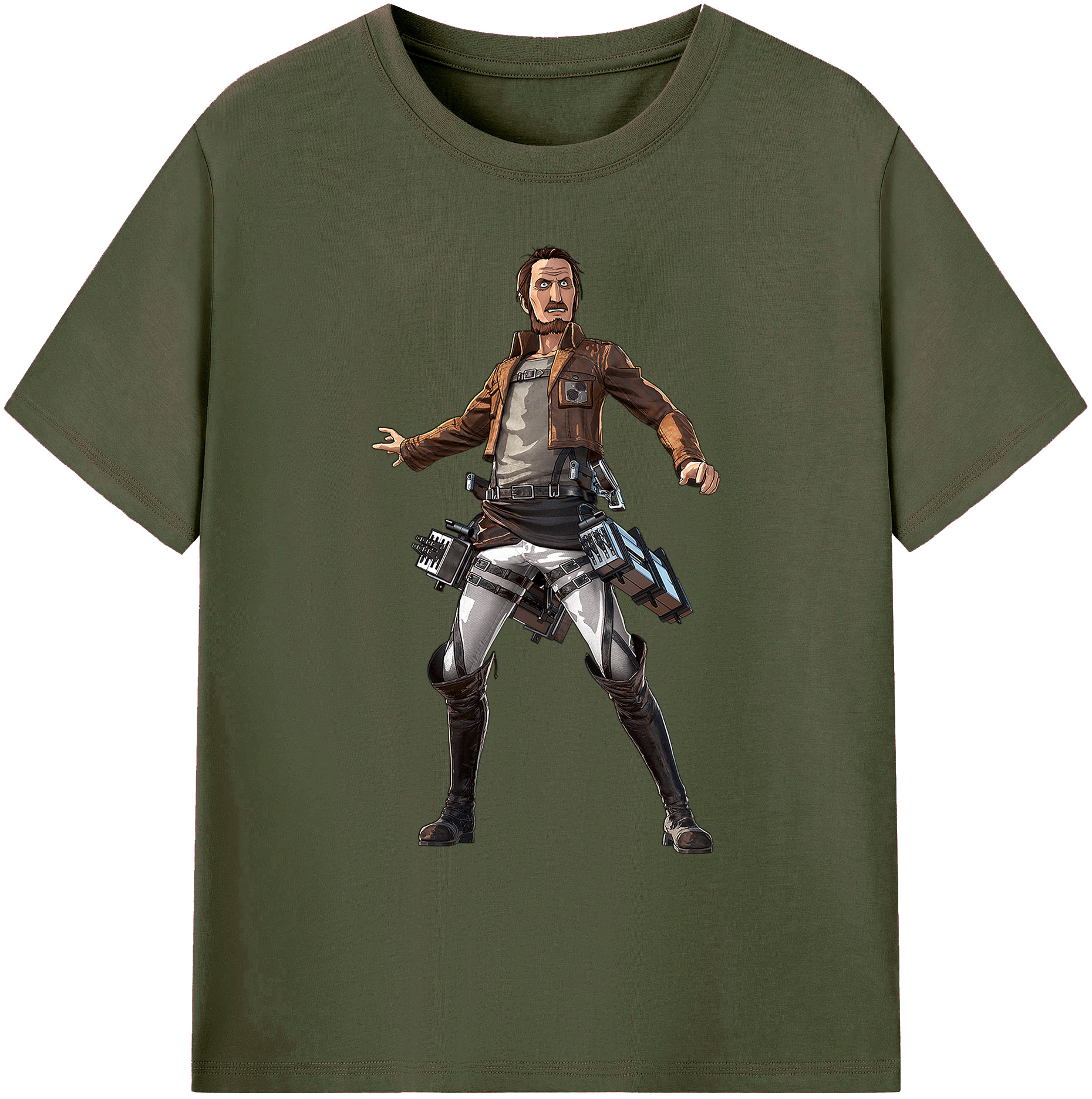 （画像用） 進撃の巨人 Attack on Titan 綿100％ メンズ半袖Tシャツ｜肌触りやわらか＆通気性